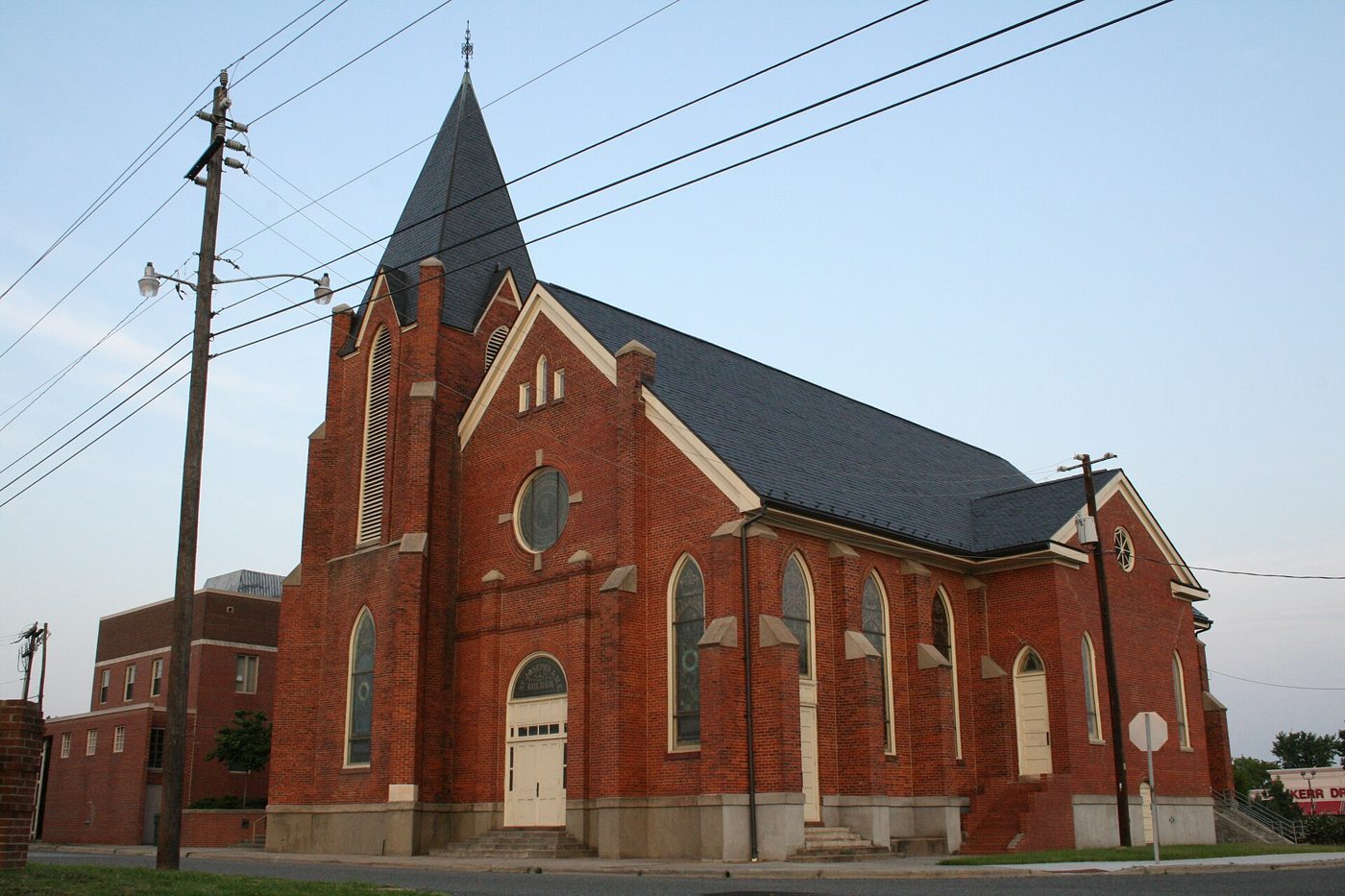 St. Joseph's AME Church, the historic sanctuary that houses the Hayti Heritage Center in Durham